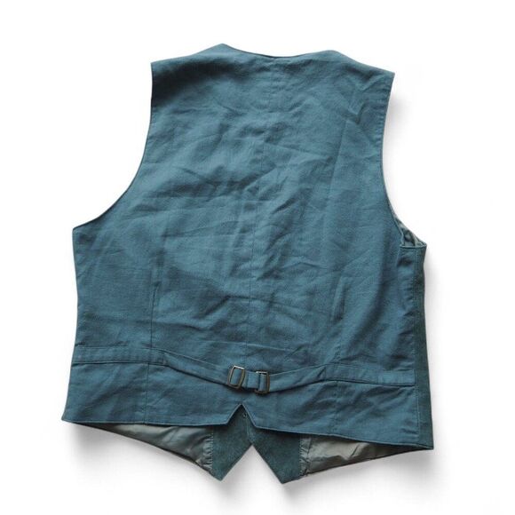 Warner Brothers Looney Tunes Vintage 90s Tasmanian TAZ Devil Suede Vest Unisex L - Picture 2 of 8